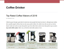 Tablet Screenshot of coffeedrinker.net